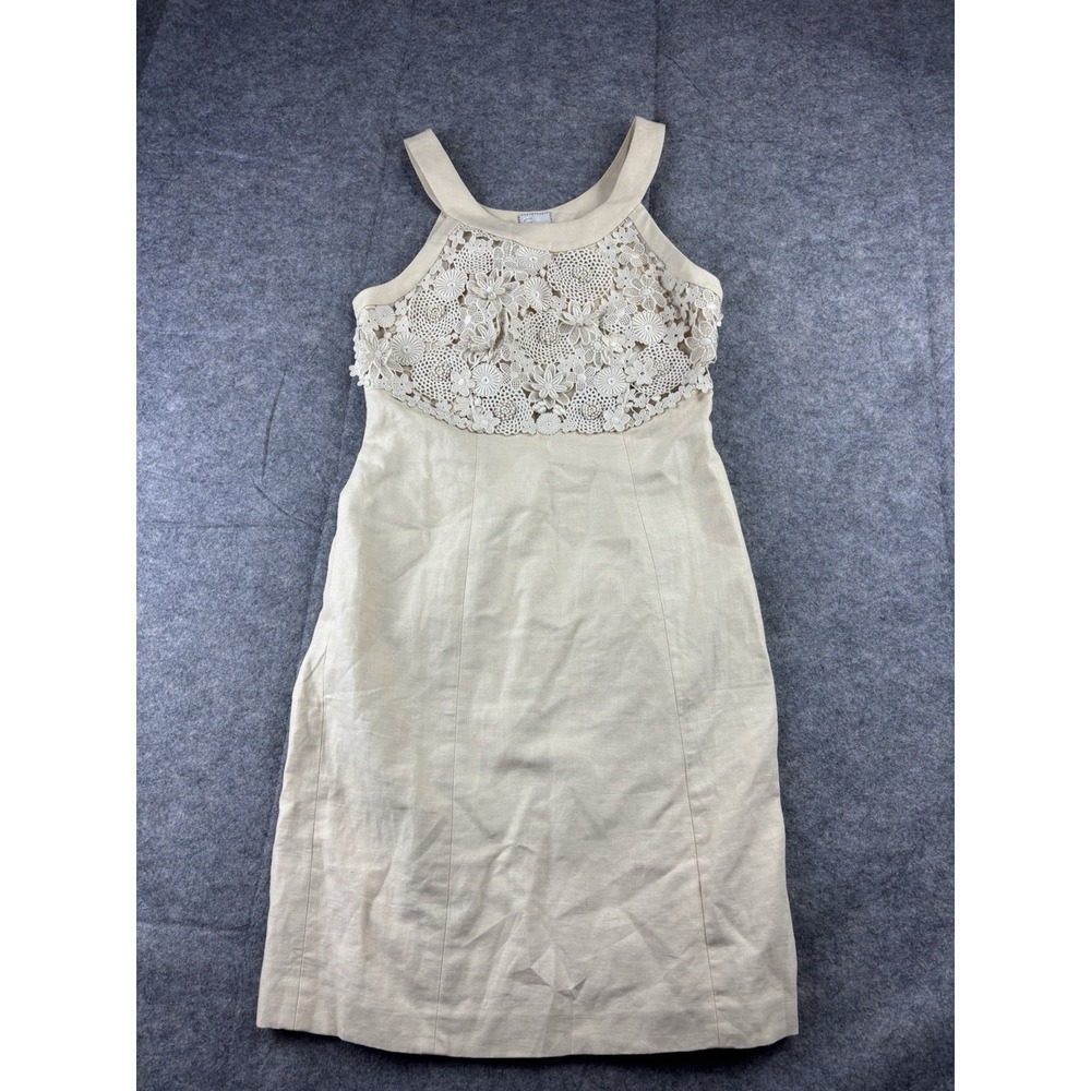 Postmark Women's 4 Oleander Openwork Crochet Floral Shift Dress ANTHROPOLOGIE‎